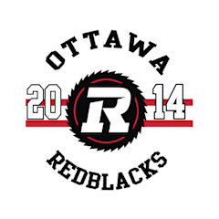REDBLACKS 2014 CREST LOGO STICKER
