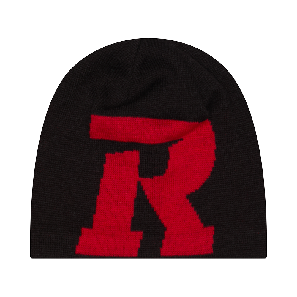 REDBLACKS RED R BEANIE