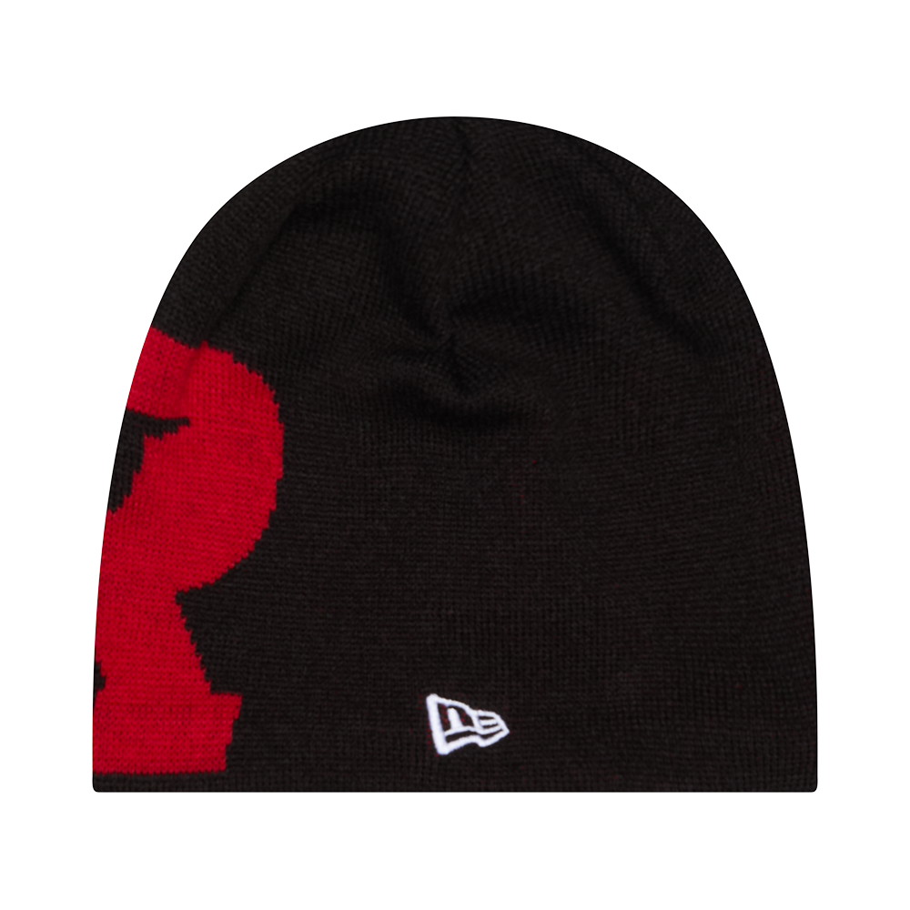 REDBLACKS RED R BEANIE