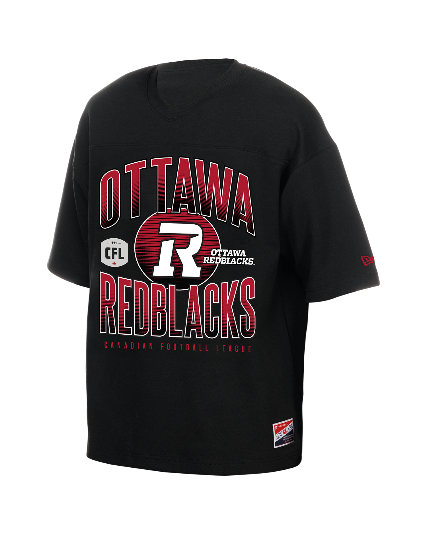 REDBLACKS THROWBACK V-NECK TEE