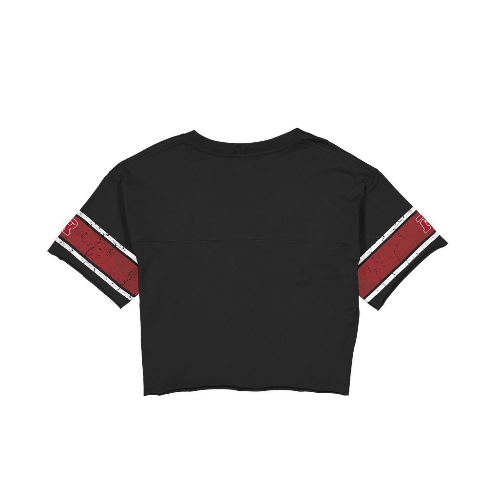 REDBLACKS WOMEN'S THROWBACK CROP TEE