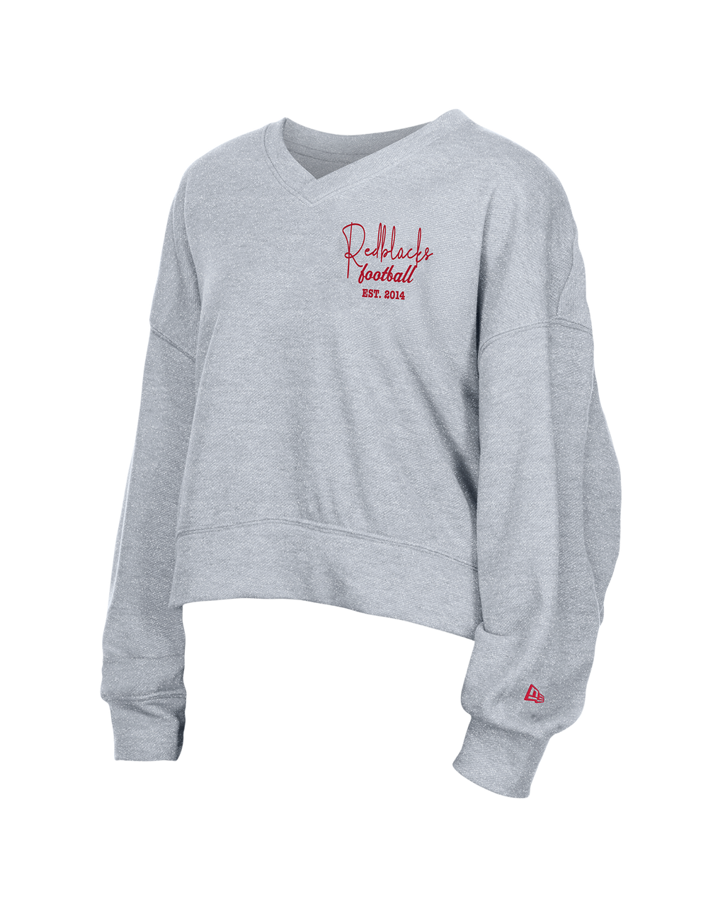 REDBLACKS WOMEN'S GLAM GAME V-NECK CREW