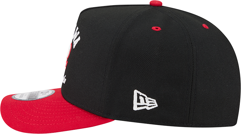 REDBLACKS TWO-TONE ARCHED 9FIFTY ADJUSTABLE CAP