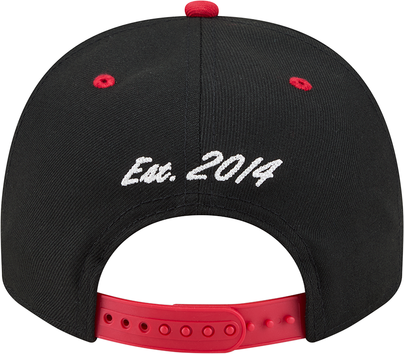 REDBLACKS TWO-TONE ARCHED 9FIFTY ADJUSTABLE CAP
