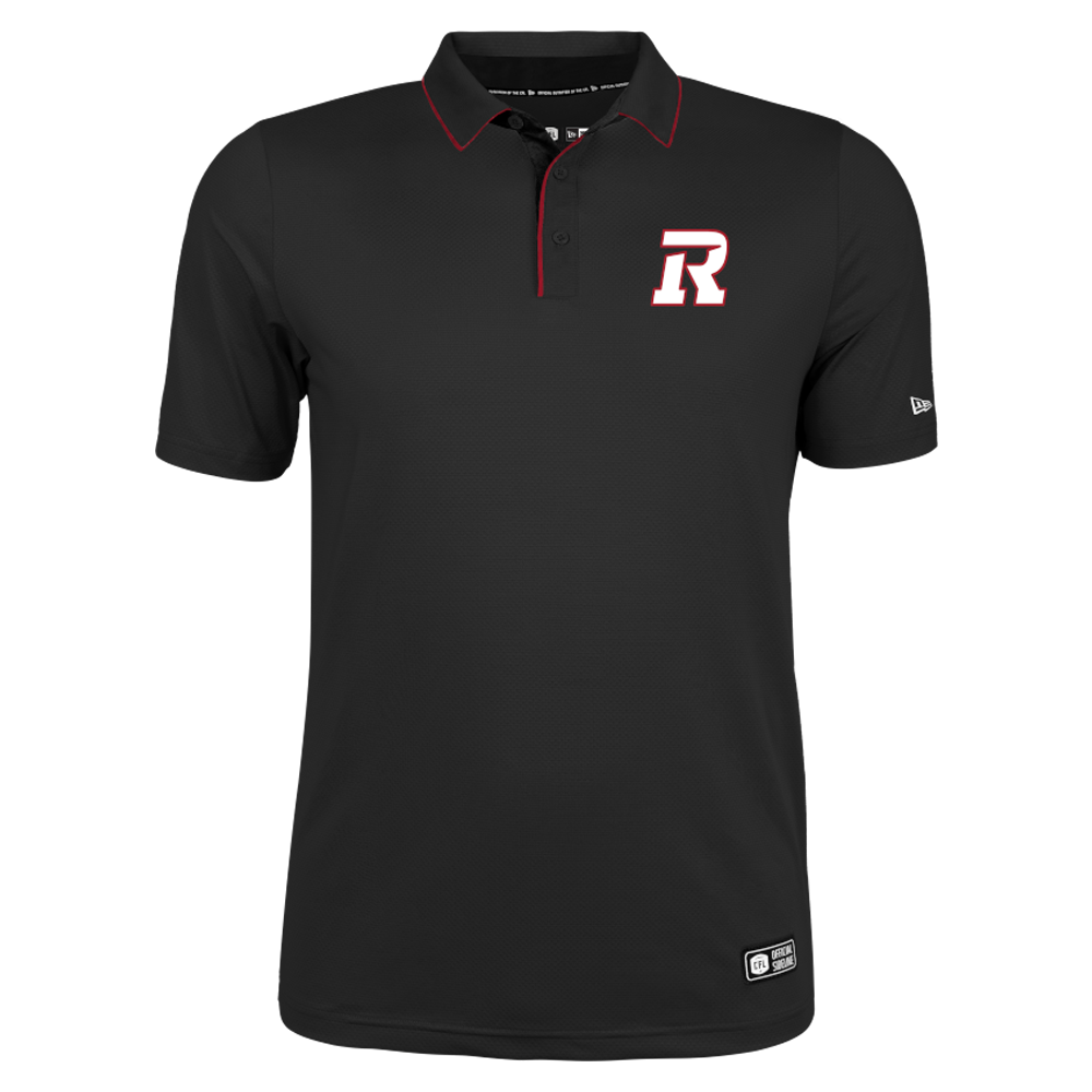 REDBLACKS WHITE LOGO DRIVE POLO