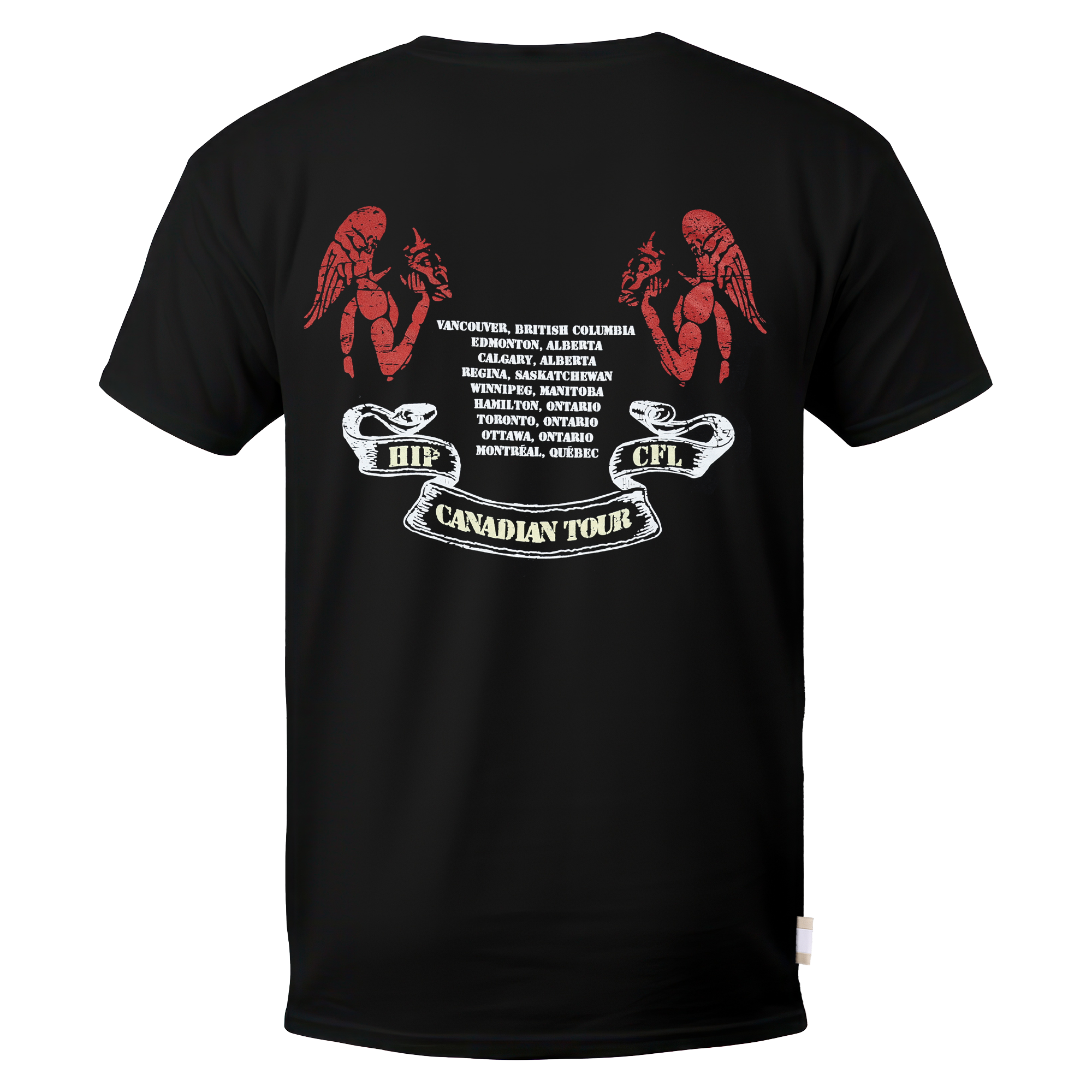 REDBLACKS CFL X TRAGICALLY HIP TEE