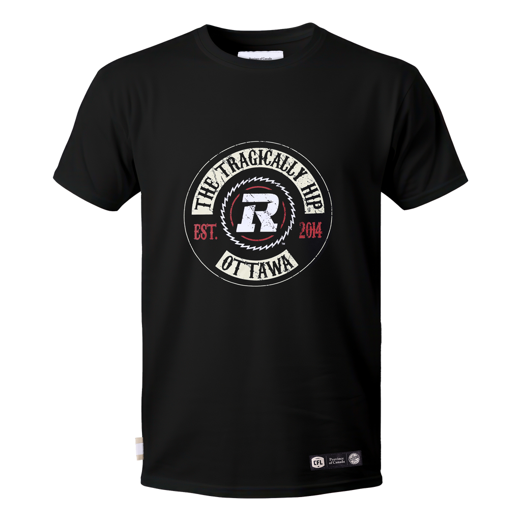 REDBLACKS CFL X TRAGICALLY HIP TEE