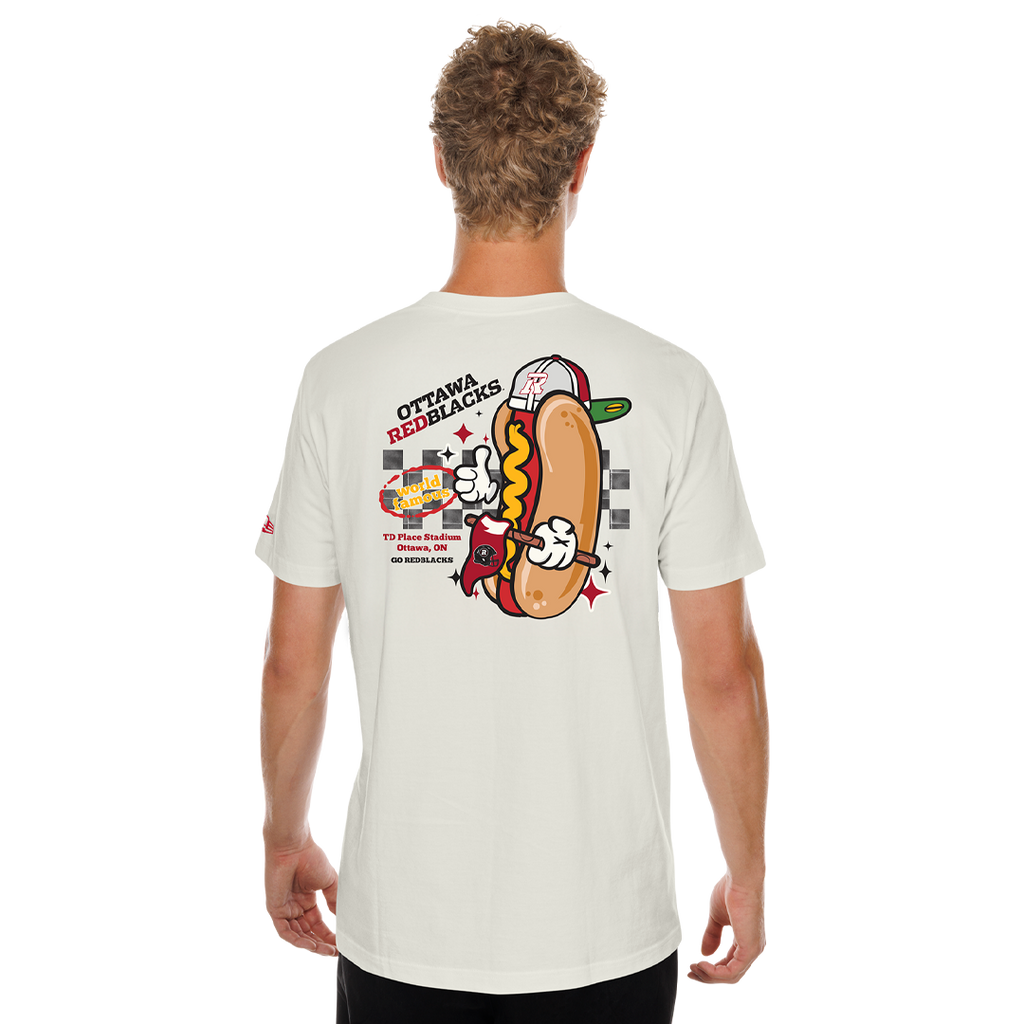 REDBLACKS HOT DOG TEE