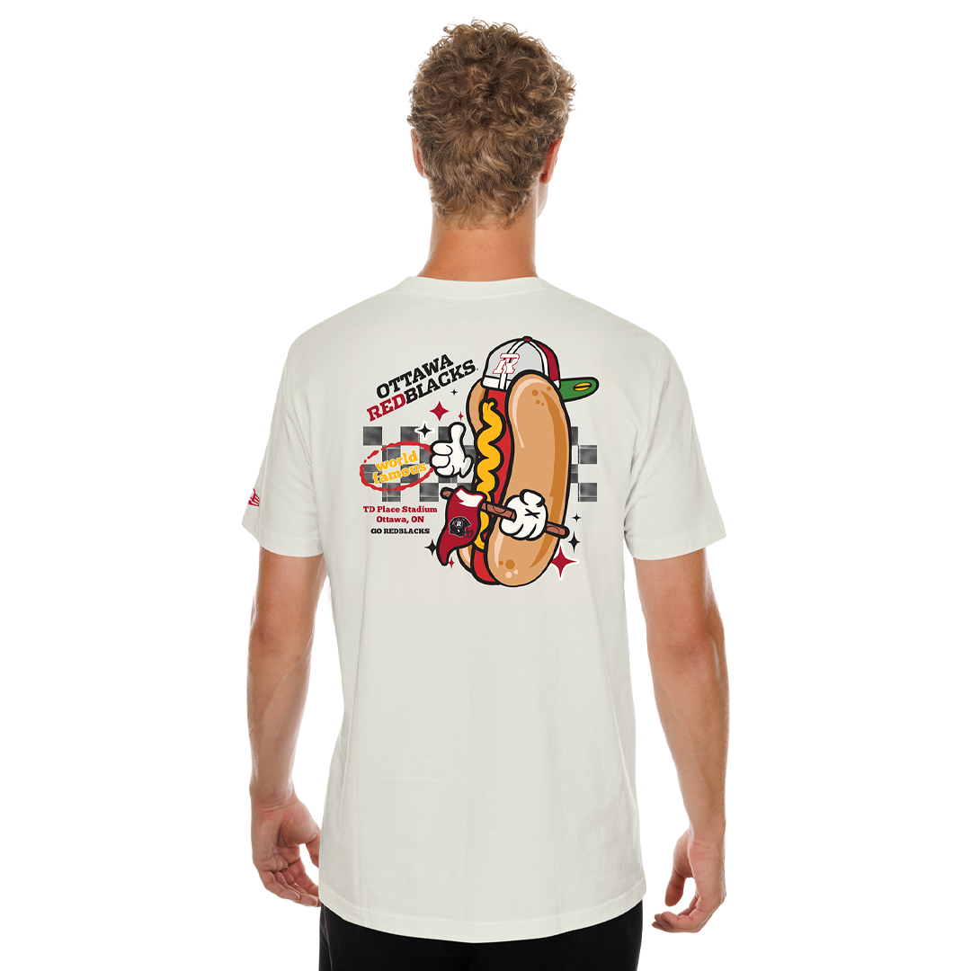 REDBLACKS HOT DOG TEE