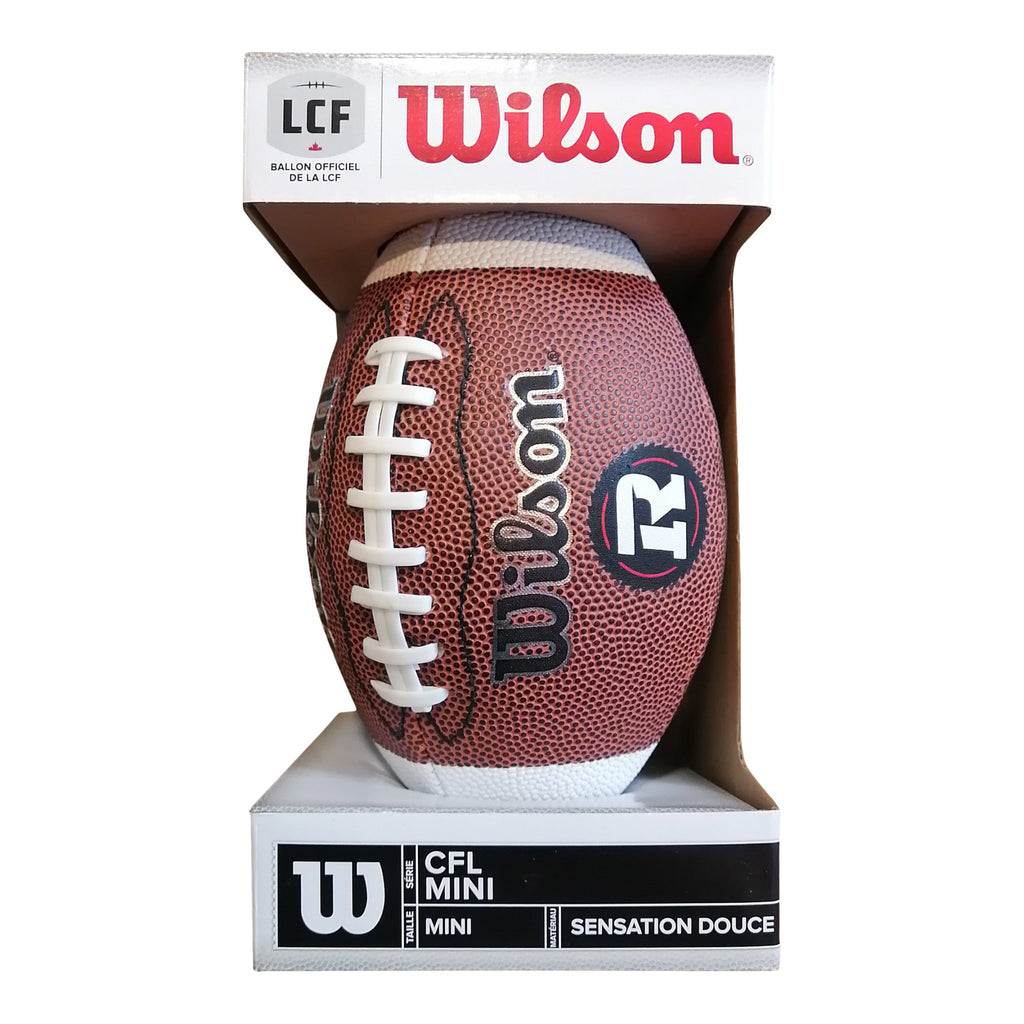 REDBLACKS BEHIND THE R MINI FOOTBALL