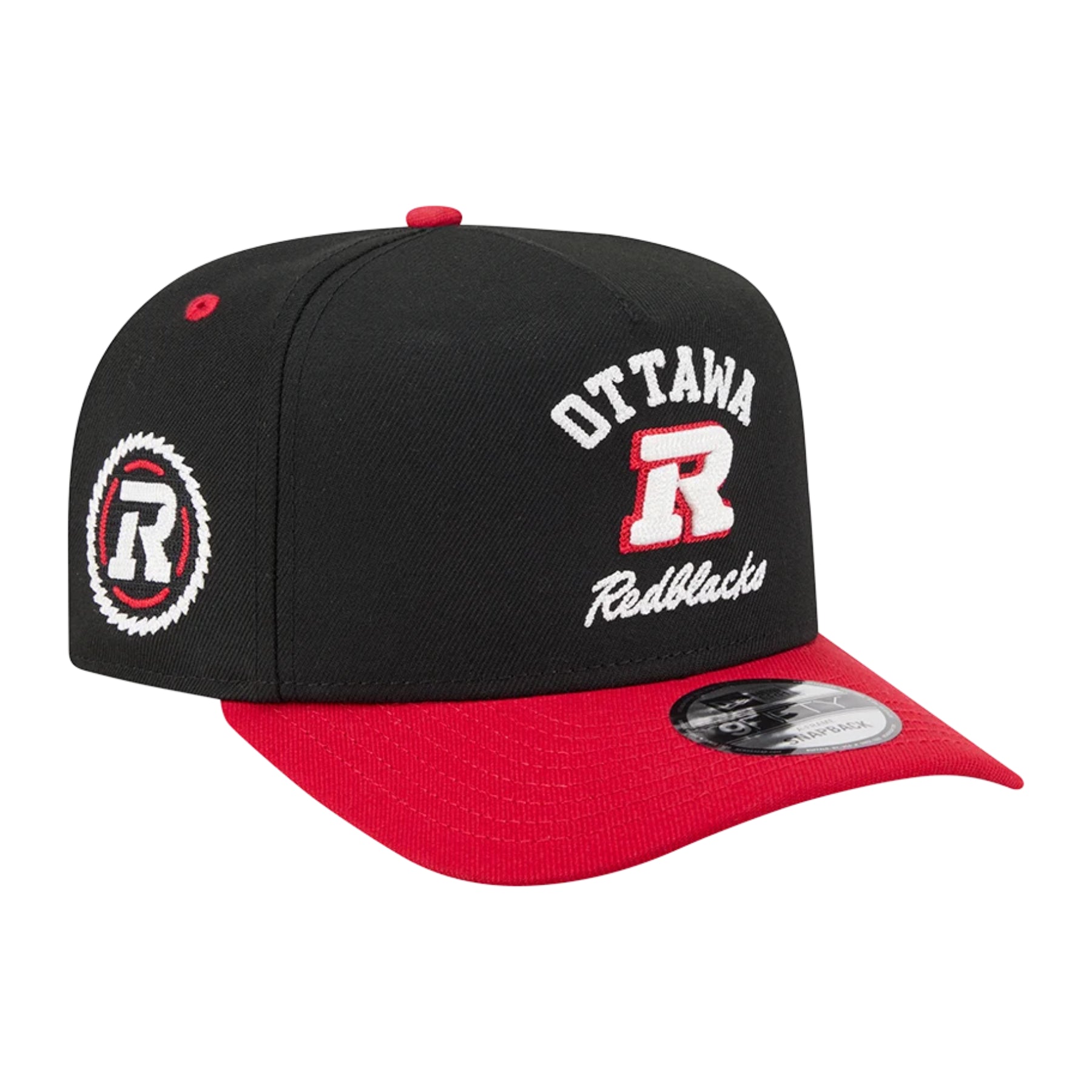 REDBLACKS TWO-TONE ARCHED 9FIFTY ADJUSTABLE CAP