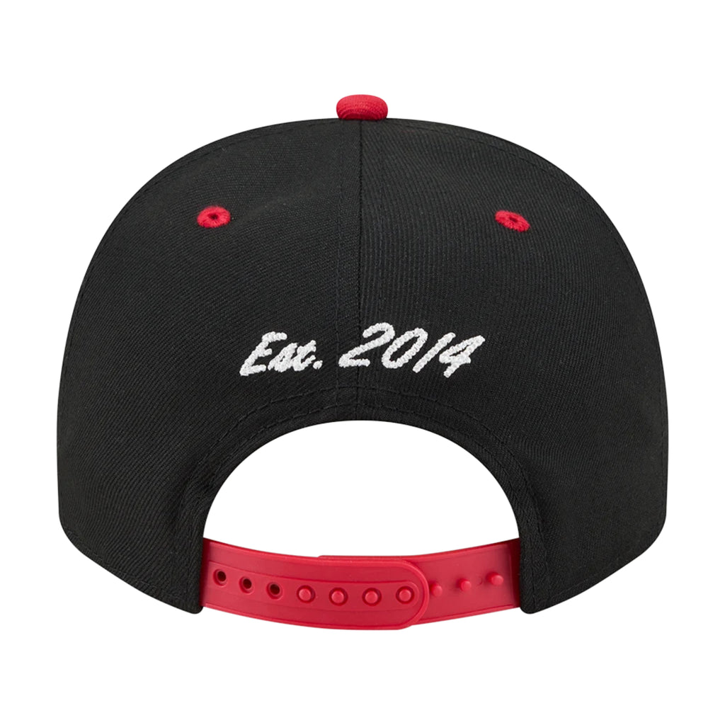 REDBLACKS TWO-TONE ARCHED 9FIFTY ADJUSTABLE CAP