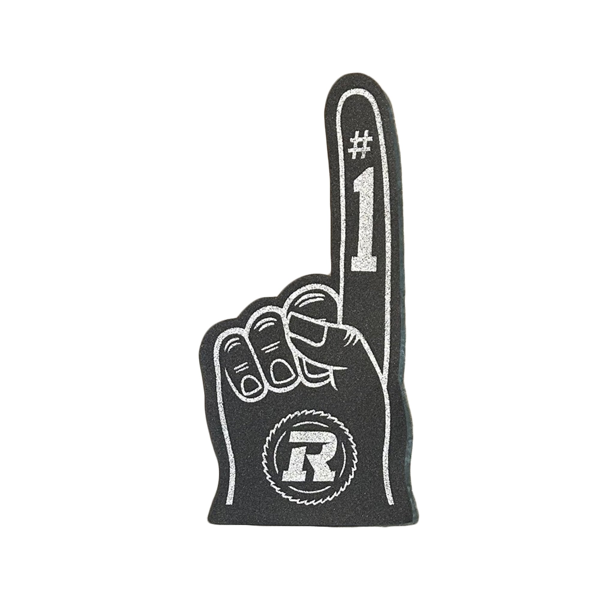 REDBLACKS FOAM FINGER BLACK