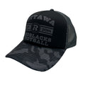 REDBLACKS NOVA BLACK ON BLACK CAMO TRUCKER HAT