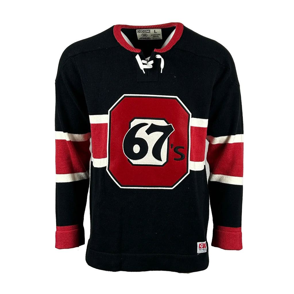 67'S BLACK HERITAGE SWEATER