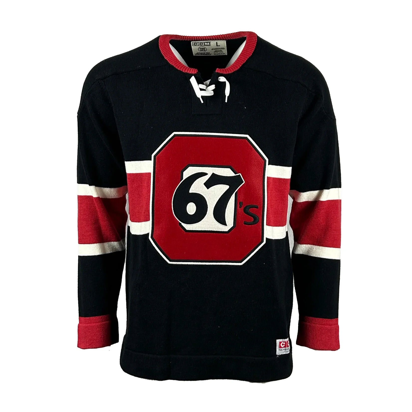 67'S BLACK HERITAGE SWEATER