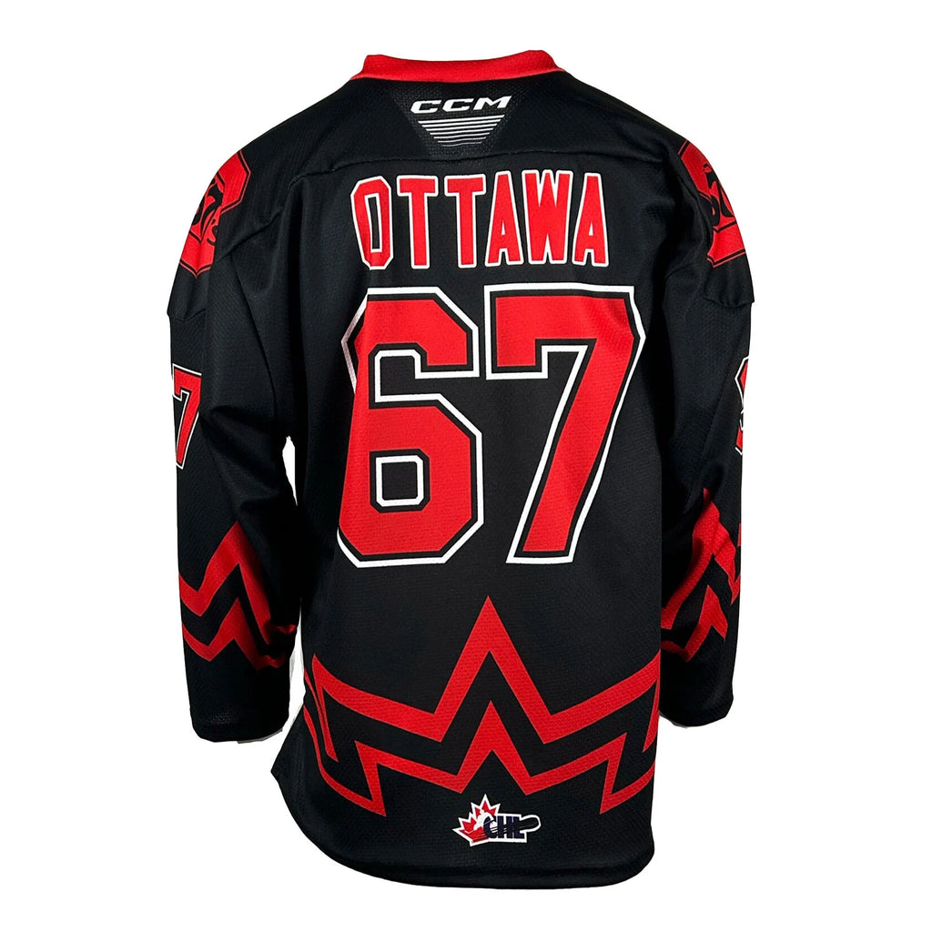 67'S BLACK NEXT GEN ANGRY PUCK JERSEY