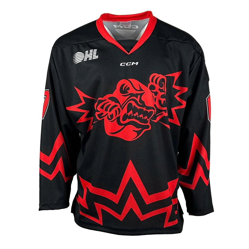 67'S BLACK NEXT GEN ANGRY PUCK JERSEY