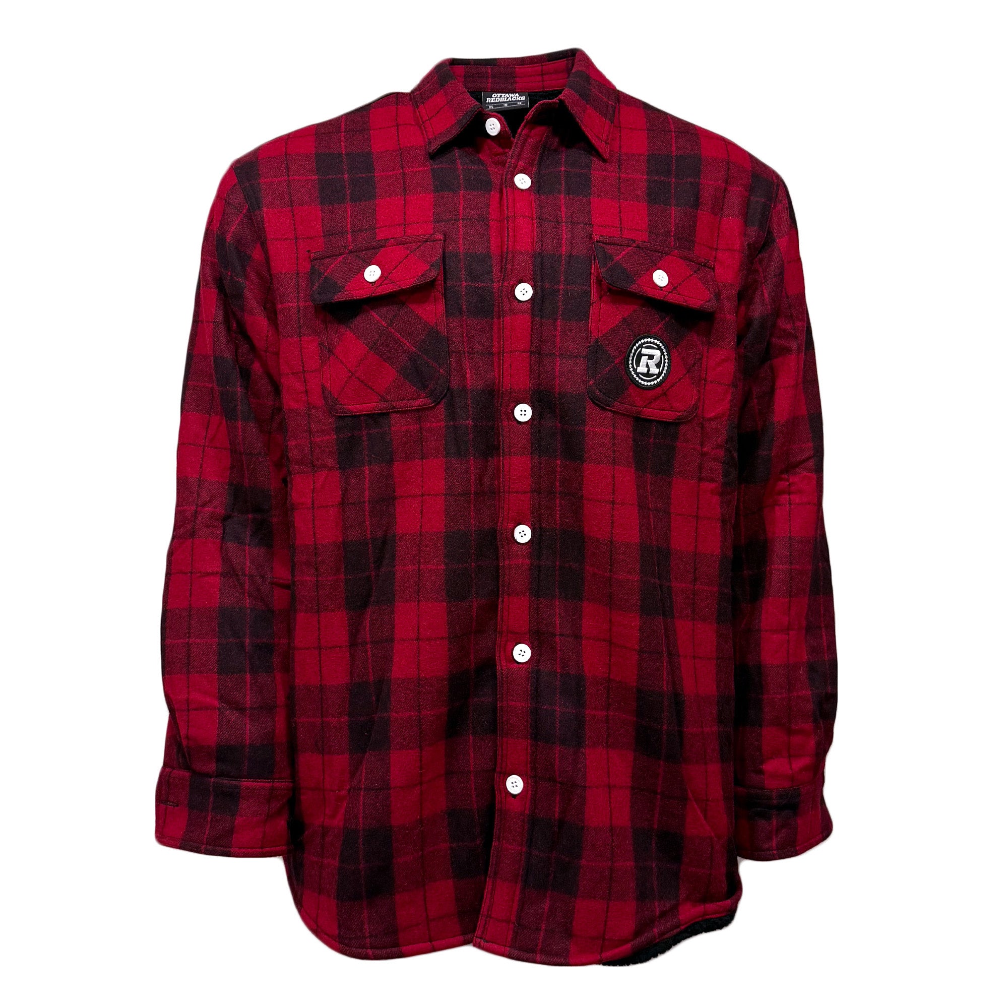 REDBLACKS PLAID SHERPA JACKET