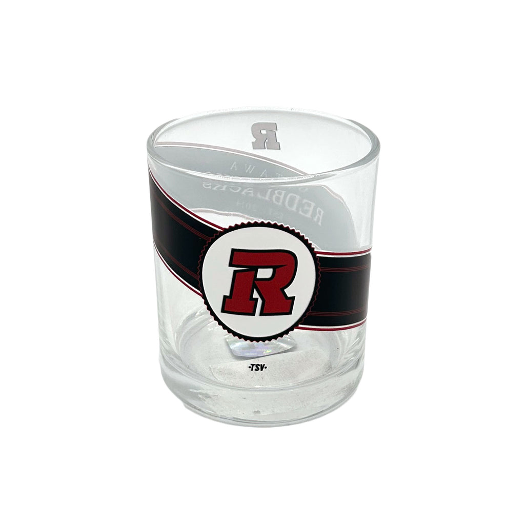 REDBLACKS EST ROCK GLASS