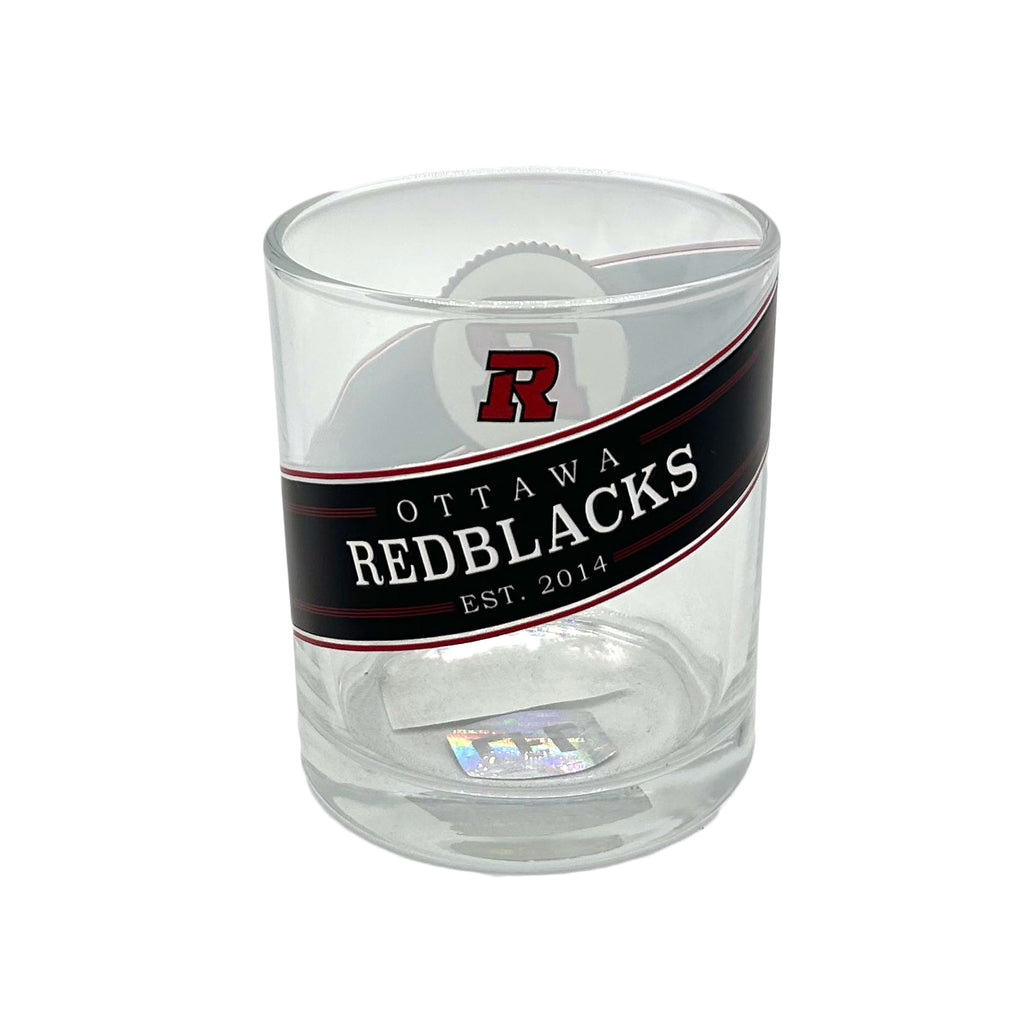 REDBLACKS EST ROCK GLASS
